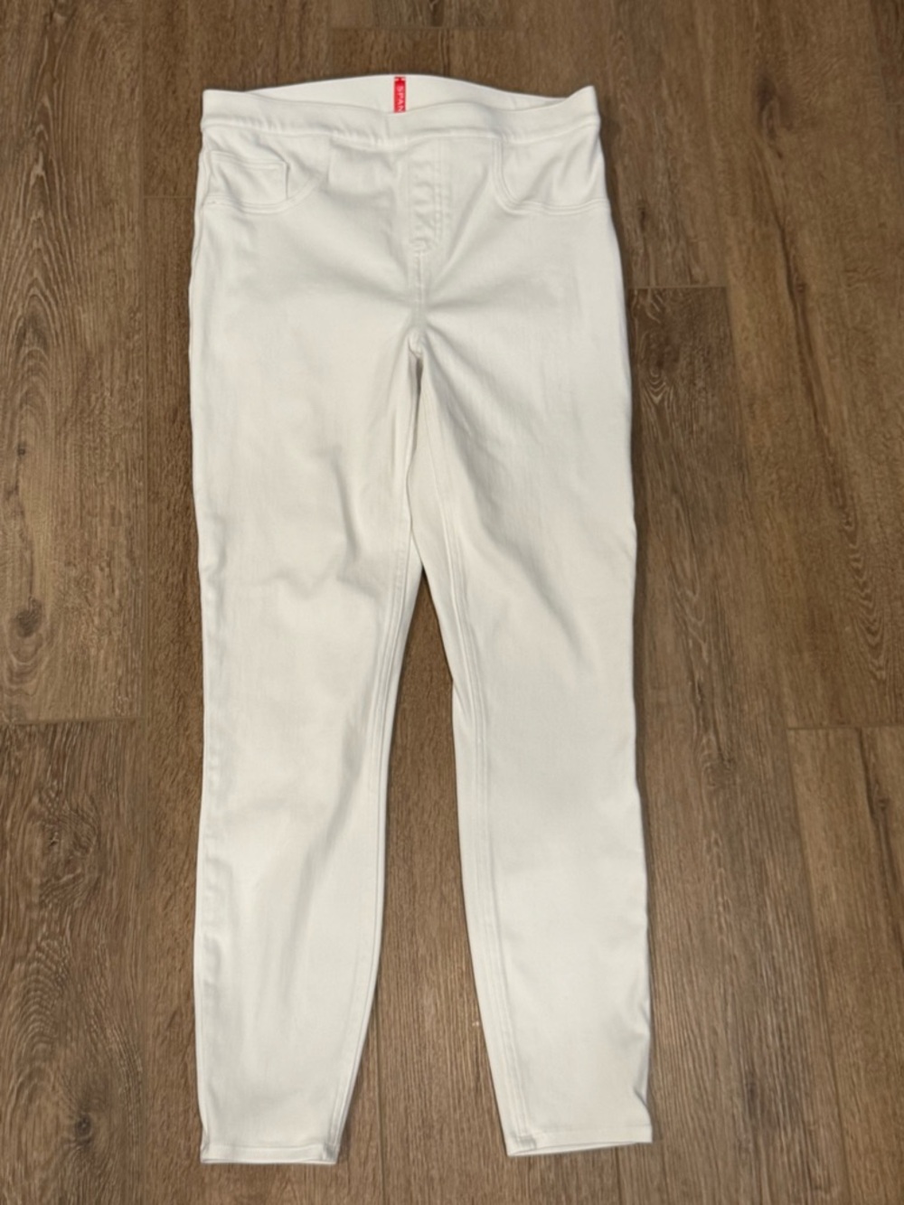 SPANX White Skinny Jean-Like Leggings